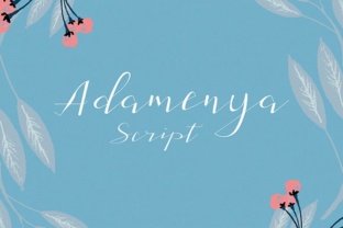 Adamenya: A Handwritten Font That Brings Warmth to Your Projects
