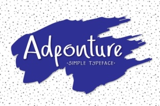 Adfonture: A Handwritten Font That Brings Clarity and Personality to Your Projects