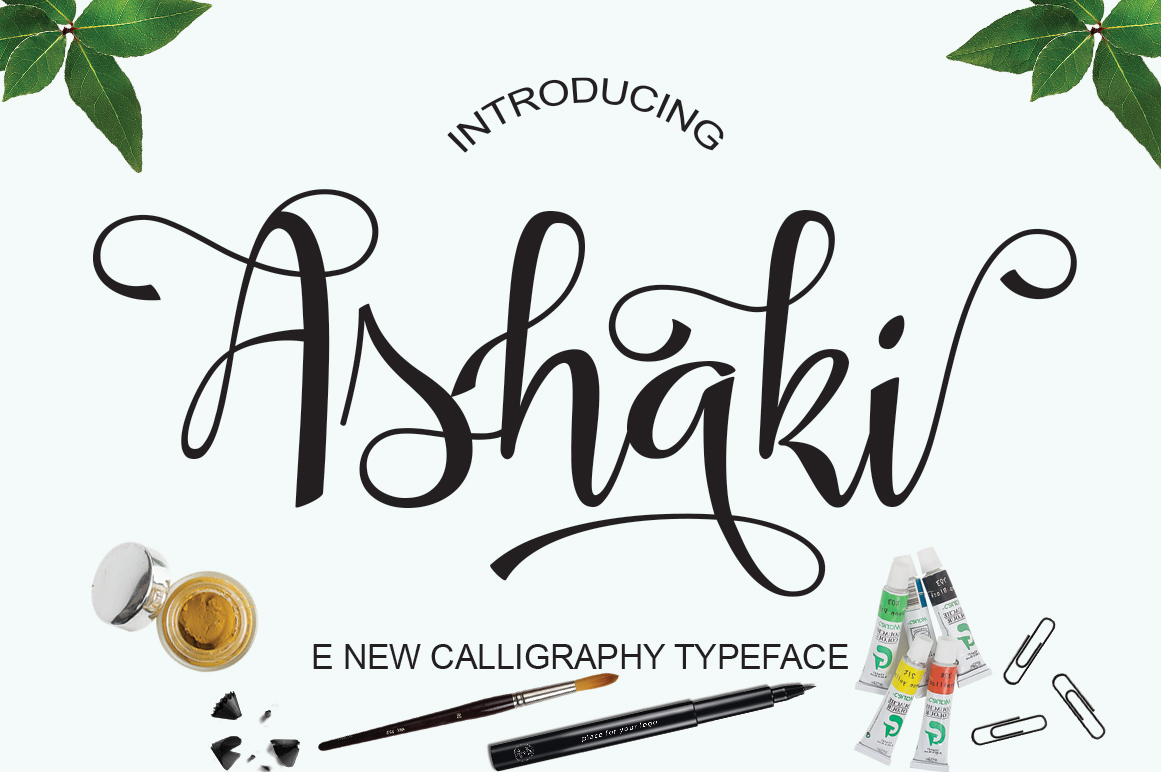 Asyaki: A Stunning Handwritten Font by Naqsya.Co That Brings Personality to Every Letter