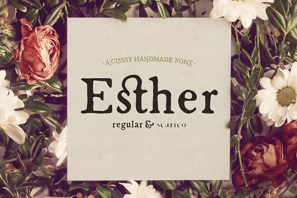 Esther: A Handmade Typeface That Brings Warmth and Character to Any Project
