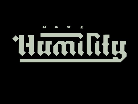 Himilayan: A Blackletter Font Built Brick by Brick