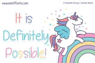 It Is Definitely Possible: A Handwritten Font for Creative Projects