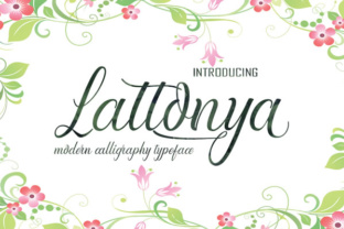 Lattonya: A Handmade Font That Moves Like a Dancer