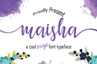 Maisha: Elevating Design with a Versatile Script Font Packed with Character