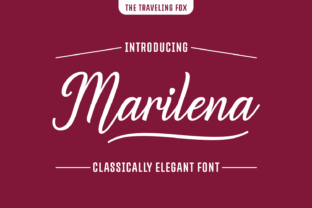Marilena: A Smooth, Elegant Font with Effortless Swash Features