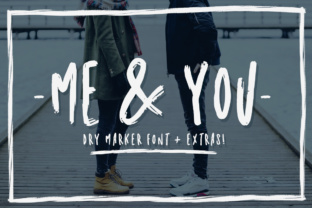 Me and You: A Playful Brush Font for Everyday Creativity