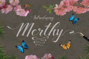 Merthy: A Handwritten Script Font Built for Real Creative Workflows