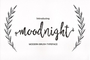 Moodnight: A Handwritten Font That Brings warmth and Authenticity to Your Work