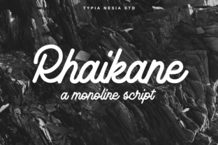 Rhaikane: A Vintage Monoline Font for Modern Design