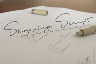 Shopping Script: A Casual Handwriting Font with Purpose