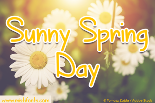 Sunny Spring Day: A Handwritten Font for Thoughtful Design and Communication