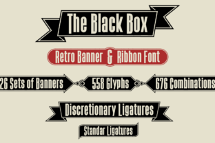 The Black Box: Building Custom Retro Banners and Ribbons with a Single Font